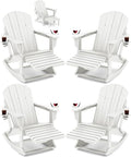 Adirondack Rocking Chair Set of 4 by KINGYES