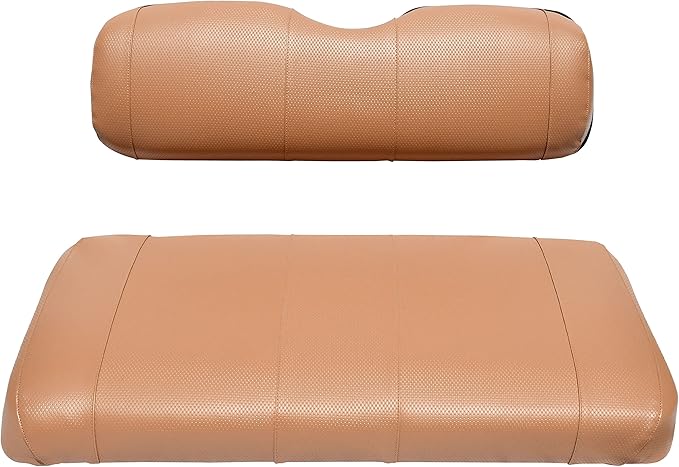 Club Car Post-2000 DS Golf Cart Front Replacement Seat Cover Set Made with Marine Grade Vinyl - Staple On Installation