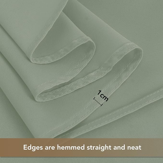 Grommet Outdoor Curtains for Patio Waterproof 8 Pcs 54x120 In Sage Green | - Image 7