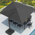 9' X 12' Cantilever Patio Outdoor Umbrella by MPLShade