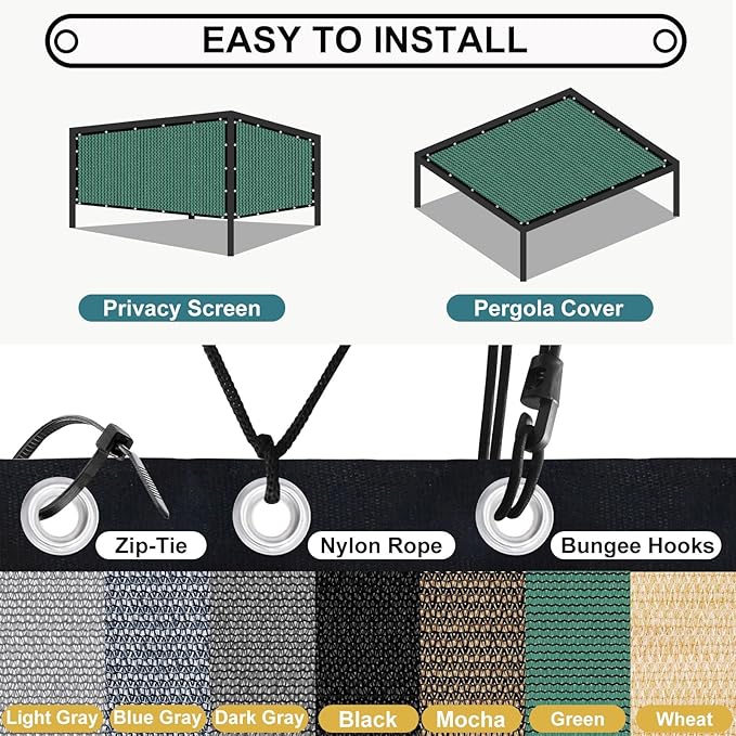 Shade&Beyond 90% Sun Shade Cloth - Image 6