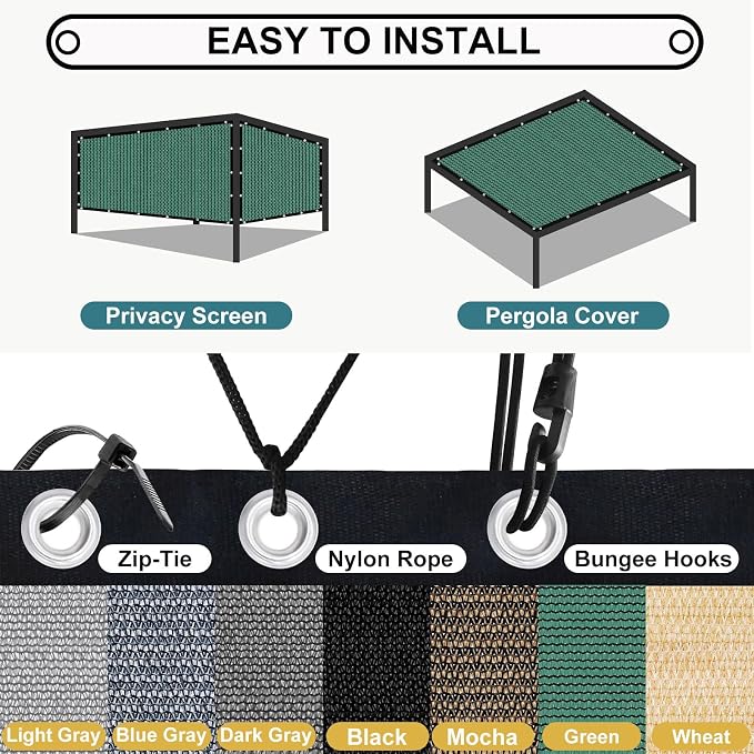 Shade&Beyond 90% Sun Shade Cloth - Image 6