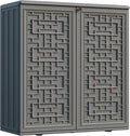 Mrosaa Indoor Outdoor Storage Cabinet Waterproof by Mrosaa