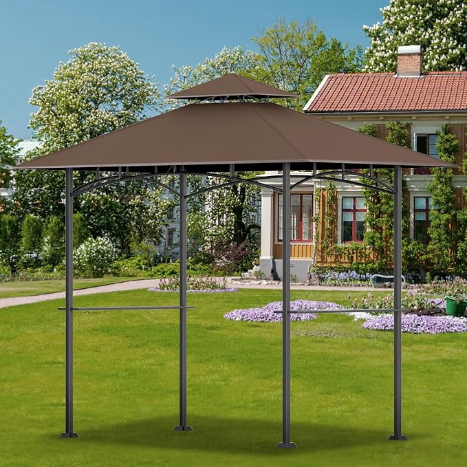 Grill Gazebo Canopy Replacement, 5 x 8 Ft, UV Resistant, Water Resistant - Image 6