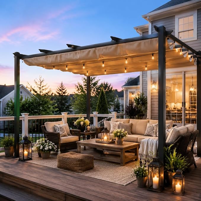VINGLI 10'x 13' Outdoor Pergola by VINGLI