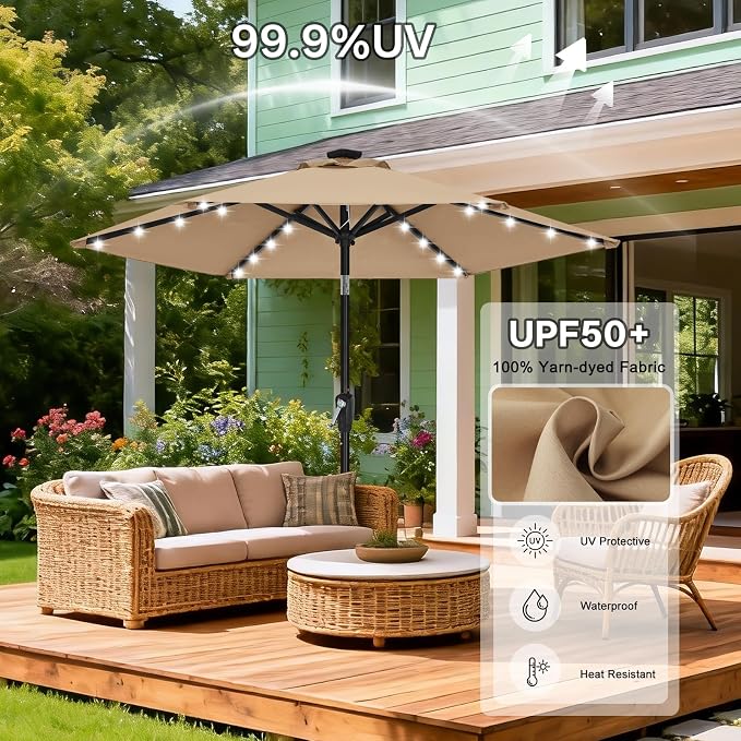 ABCCANOPY Solar Led Patio Umbrella - Image 5