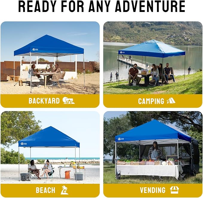 CROWN SHADES 8x8 Pop Up Canopy Tent - Image 4