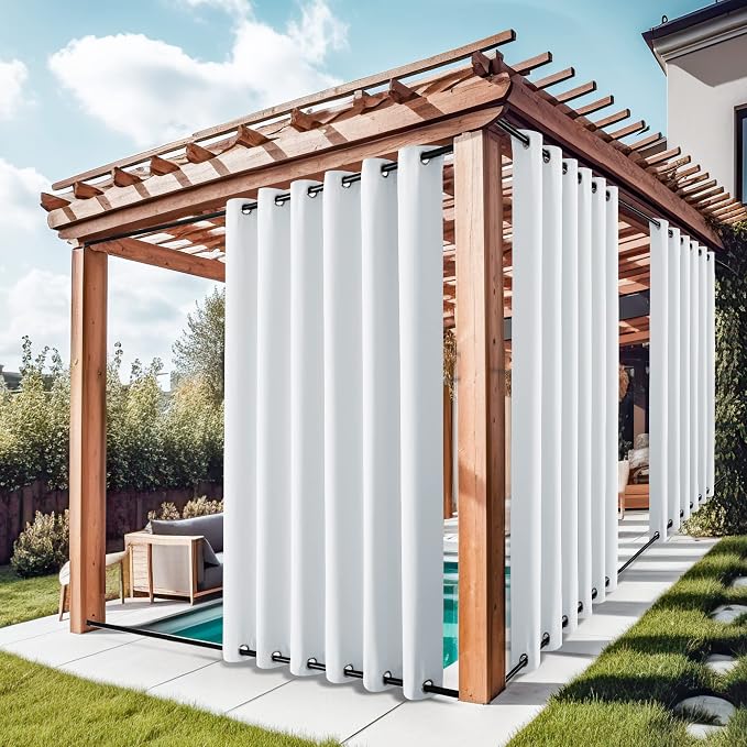 NICETOWN 2 Panels Outdoor Curtains by NICETOWN