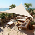 Shade&Beyond Custom Sun Shade Sail 13'x14'x19.1' Triangle Sun Sail Shades Patio by ShadeBeyond