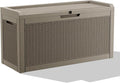 70 Gallon Outdoor Deck Box, Resin Waterproof Storage Box by KFY