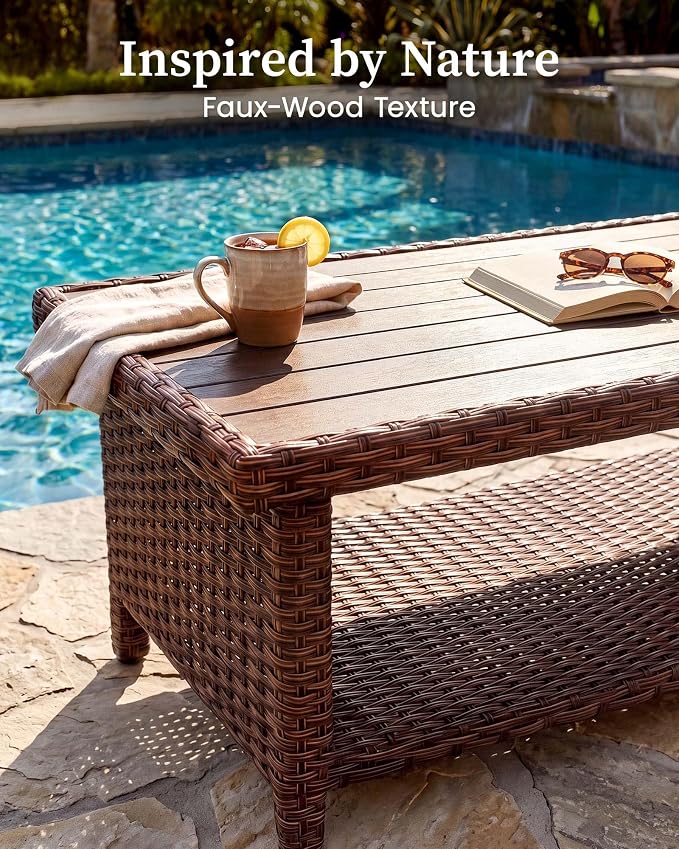 Resort-Grade Recliners Patio Furniture, 6.2" Ultra Thick Cushions | Heavy Duty - Image 8