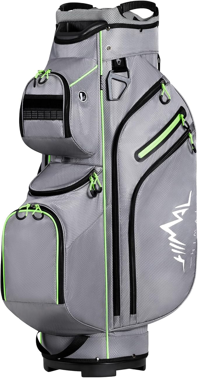 Golf Cart Bag, 15 Way Organizer Divider Top with Handles and Rain Cover