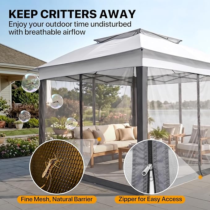 COOS BAY 11x11 Pop Up Gazebo - Image 6