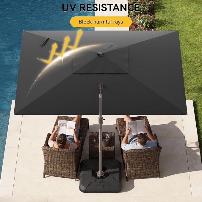 9x12 FT Cantilever Patio Umbrella - Image 4