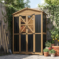 Extra Large Outdoor Storage Cabinet Weatherproof, Garden Shed by PETSCOSSET
