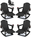 Adirondack Rocking Chair Set of 4 by KINGYES