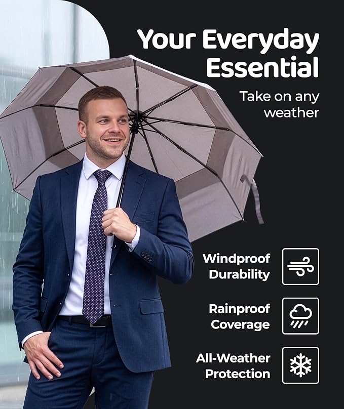 Windproof Travel Umbrella - Image 6