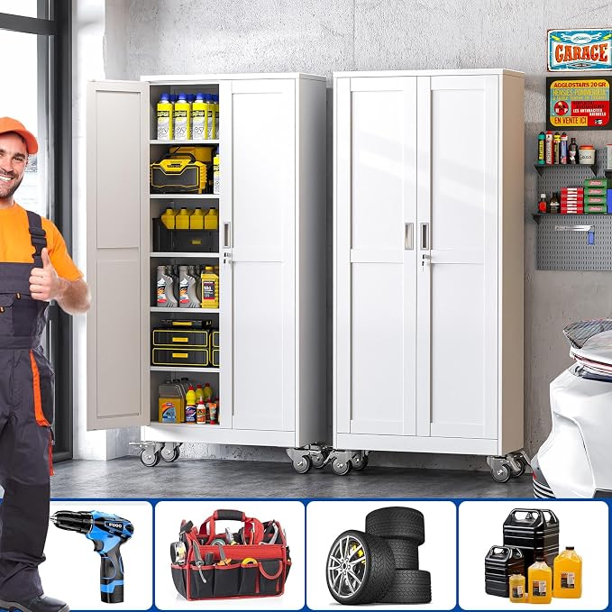 GAIOUS Metal Garage Storage Cabinet - Image 6