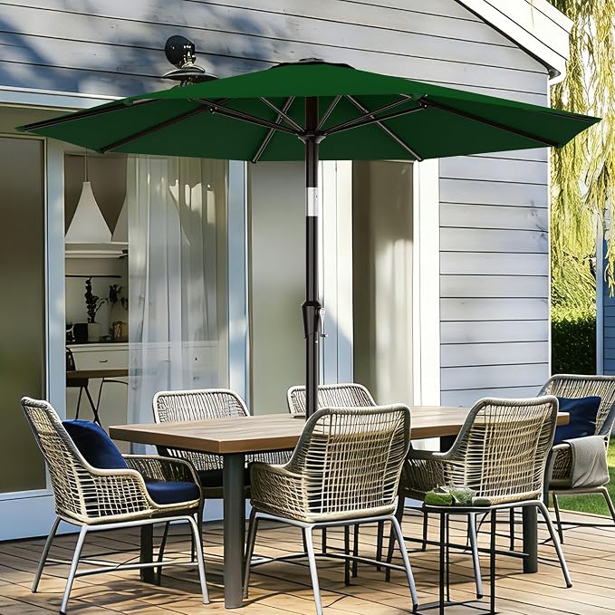 9 FT Patio Umbrella for Outdoor, Outdoor Table Umbrella - Image 2
