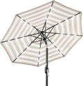 Best Choice Products 10ft Solar Polyester LED Lighted Patio Umbrella w/Tilt by Unknown