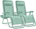 Best Choice Products Set of 2 Adjustable Steel Mesh Zero Gravity Lounge Chair by Unknown