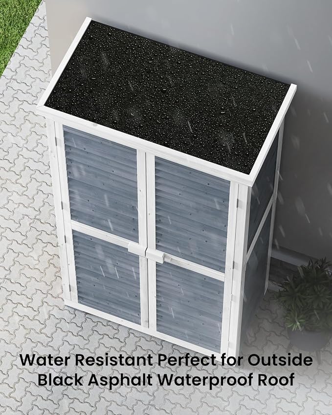 Bealife 63.2" Outdoor Storage Cabinet - Image 3