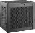 29 Gallon Outdoor Storage Box, Resin Deck Boxes Indoor and outdoor, Waterproof by KAMABOKO