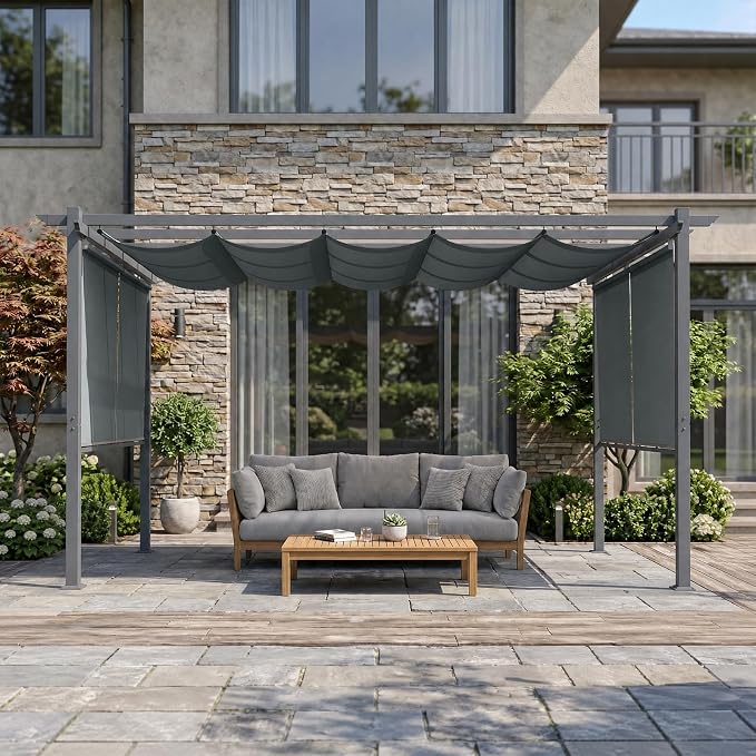 10 x 12 ft Outdoor Pergola - Image 4