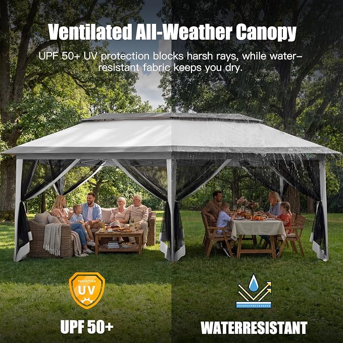 COBIZI 12x20 Pop Up Canopy Tent - Image 7