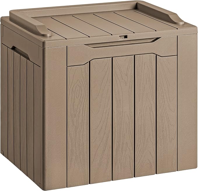 Devoko 30 Gallon Resin Deck Box Outdoor Indoor Waterproof Storage Box by DEVOKO