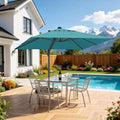 10' X 10' Patio Umbrella Cantilever Outdoor Rectangle Umbrella, Heavy Duty by ORYNTREX