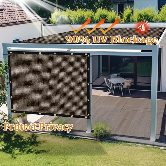 Shade&Beyond Customized Size 11' X 20' Shade Cloth - Image 5