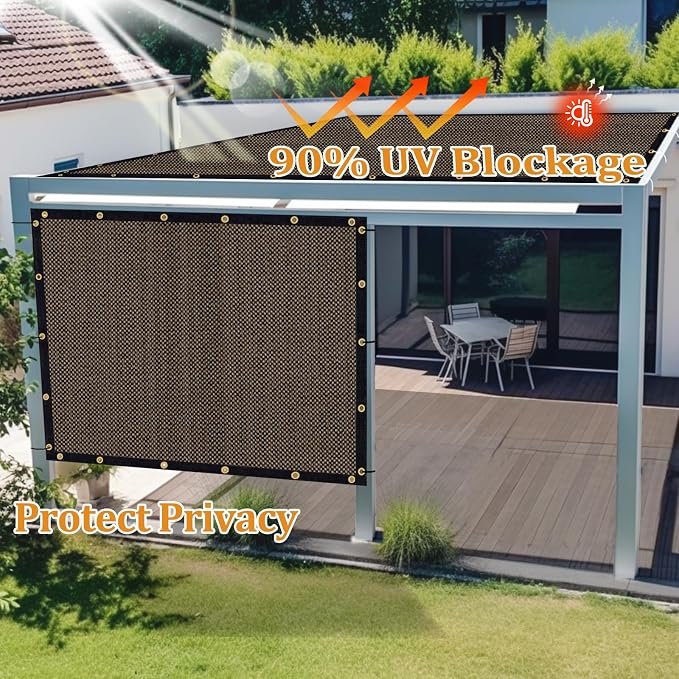 Shade&Beyond Customized Size 10' X 10' Shade Cloth - Image 5