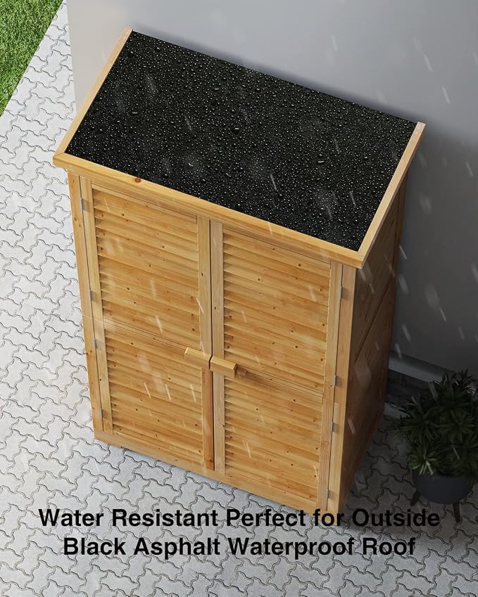 Bealife 63.2" Outdoor Storage Cabinet - Image 3