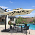10x10 FT Outdoor Cantilever Patio Umbrella by Unknown