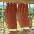 RYB HOME Outdoor Curtains for Patio Waterproof, Windproof by RYBHOME