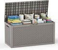 110 Gal Waterproof Outdoor Storage Box UV Resistant Deck Box | Extra-large by EASYUP