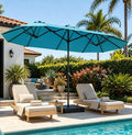 DomeShade 15FT Extra Large Patio Umbrella by DomeShade