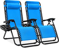 Best Choice Products Set of 2 Adjustable Steel Mesh Zero Gravity Lounge Chair by Unknown