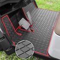 Golf Cart Floor Mat for Yamaha,Customize Non-Slip Full Coverage Liner Matt Replacement Fits to Yamaha G29/Drive, Drive2,Adventurer,QuieTech 2017+,Durable Easy to Clean