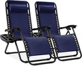 Best Choice Products Set of 2 Adjustable Steel Mesh Zero Gravity Lounge Chair by Unknown
