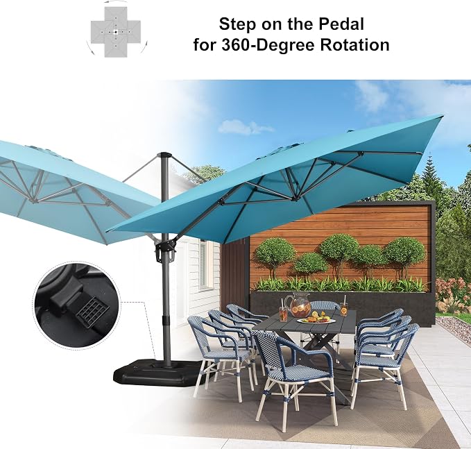 PURPLE LEAF Patio Umbrella - Image 5
