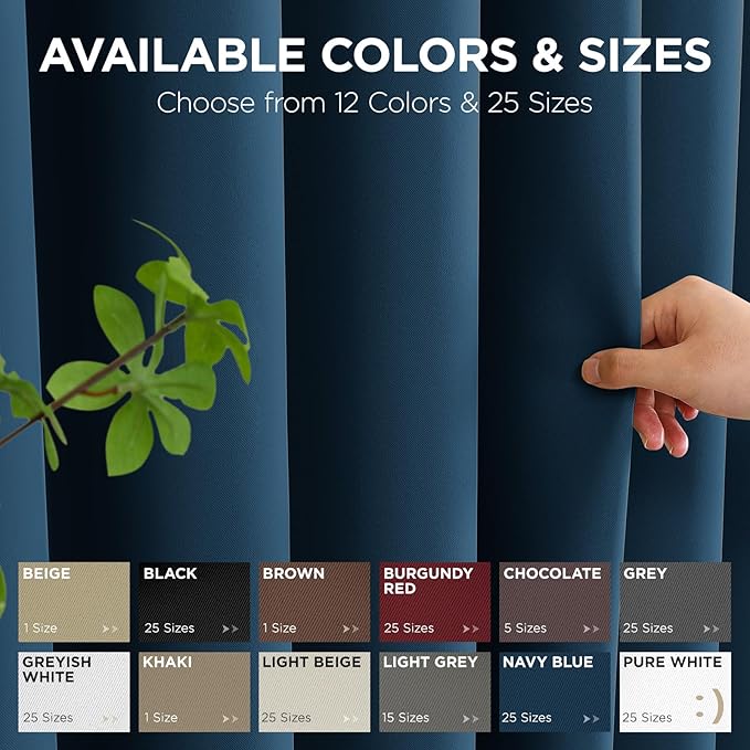 Joydeco Door Curtain Blackout Curtains - Image 7