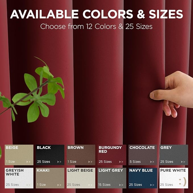 Joydeco Door Curtain Blackout Curtains - Image 7