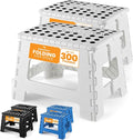 Utopia Home Folding Step Stool 9 Inch, built-in handle, and 300 lbs support by UTOPIAHOME