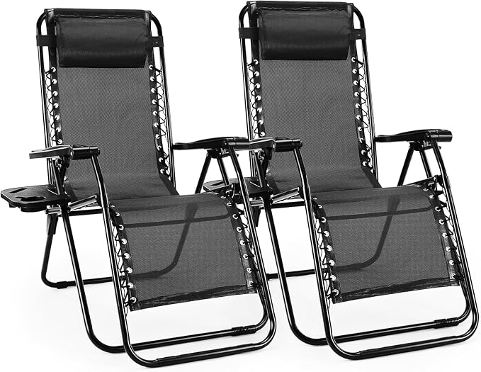 Alpen Zero Gravity Lounge Chair Set of 2, Patio Chair by ALPEN