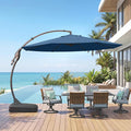 Grand patio 12FT Cantilever Round Umbrella by GrandPatio