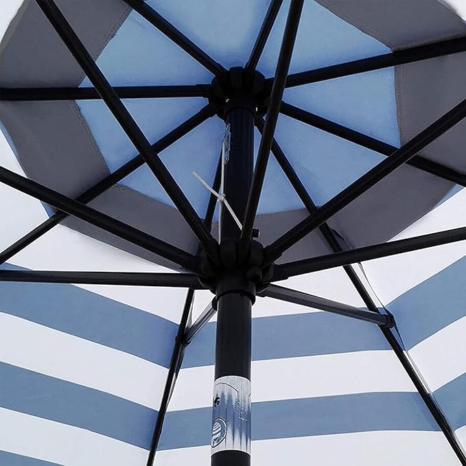 9' Outdoor Patio Umbrella, Outdoor Table Umbrella, Yard Umbrella, Market - Image 3