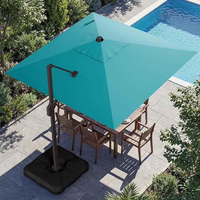 10x10FT Cantilever Outdoor Umbrella by ZLACUIU