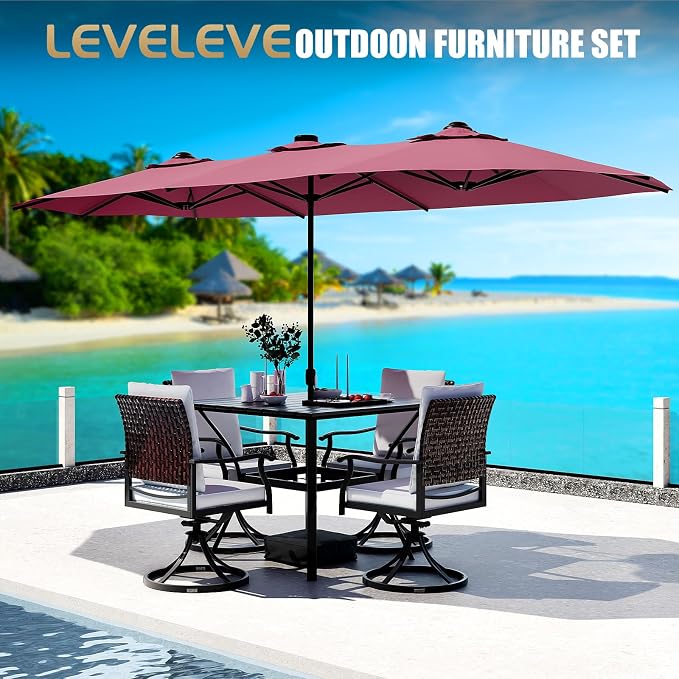 15FT Double-Sided Patio Umbrella - Image 5